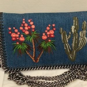 Stella McCartney denim Farabella crossbody bag